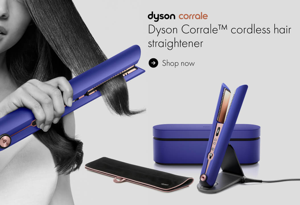 Dyson Corrale Straightener with Presentation Case in Vinca Blue and Ros